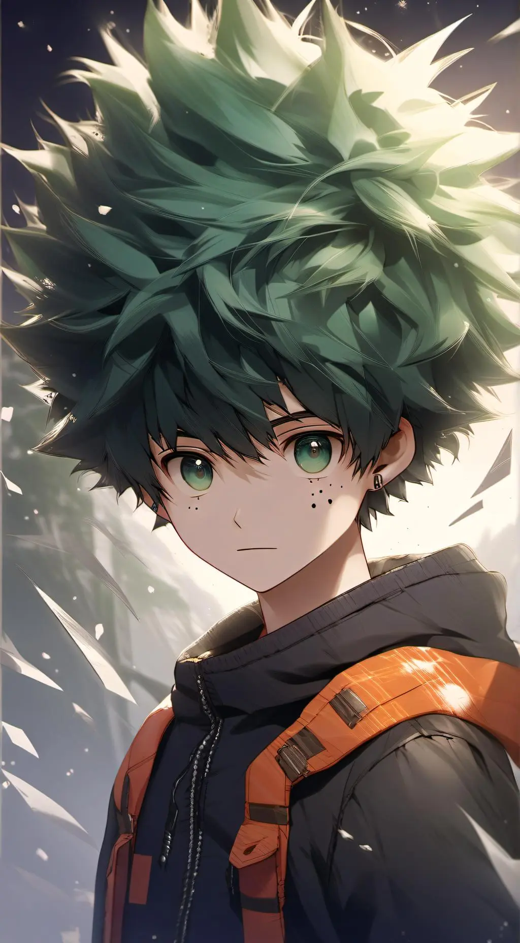 ai character: MHA x Kny background