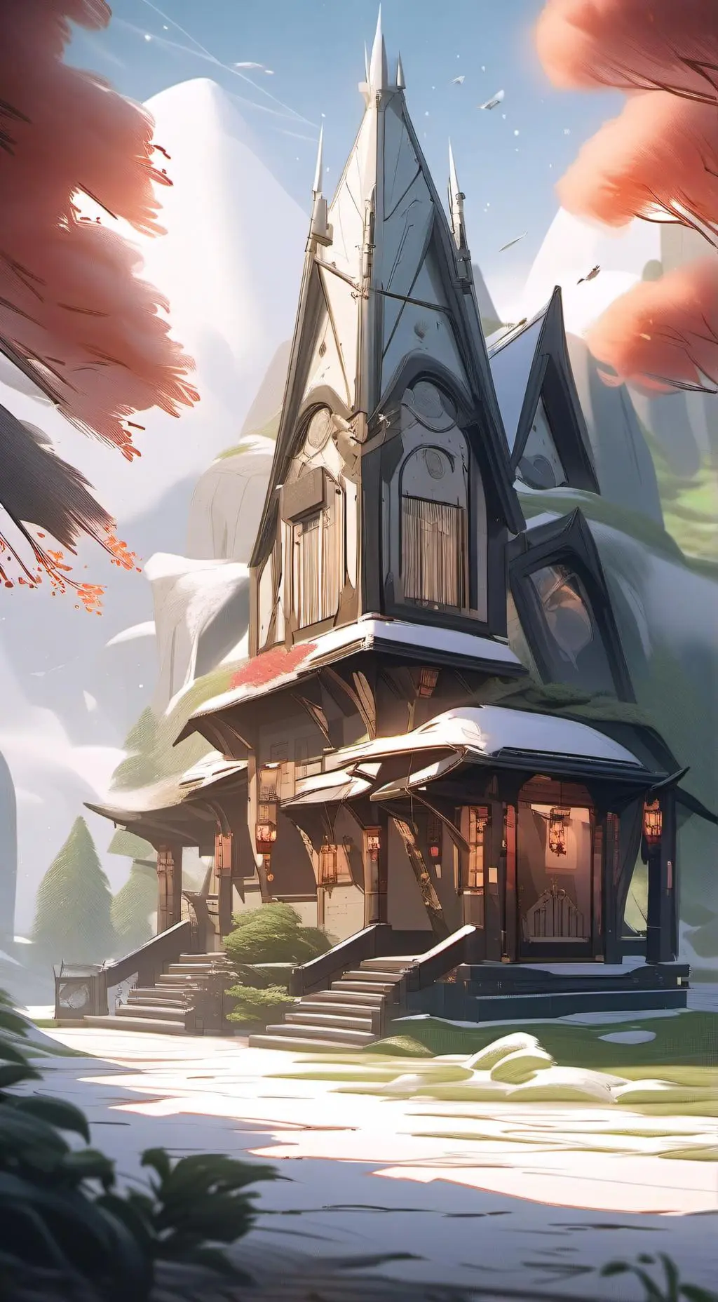 ai character: rumi Zoey y mira background