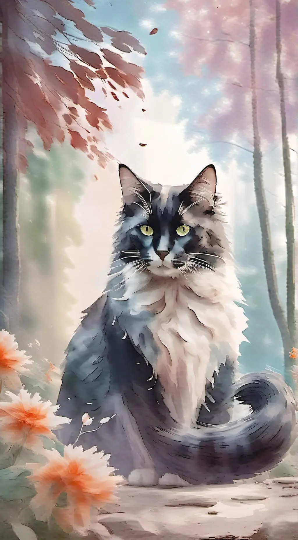 ai character: Warrior cats uh-oh background