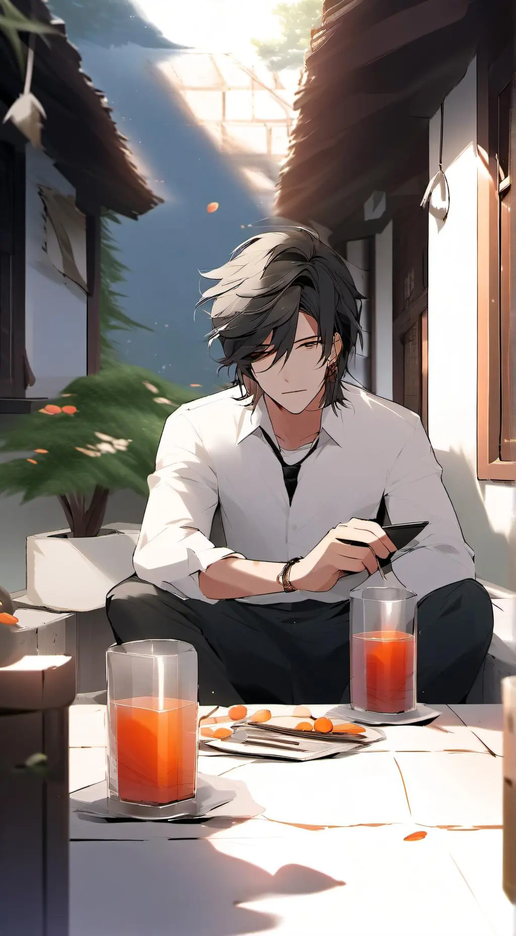 ai character: mateo background