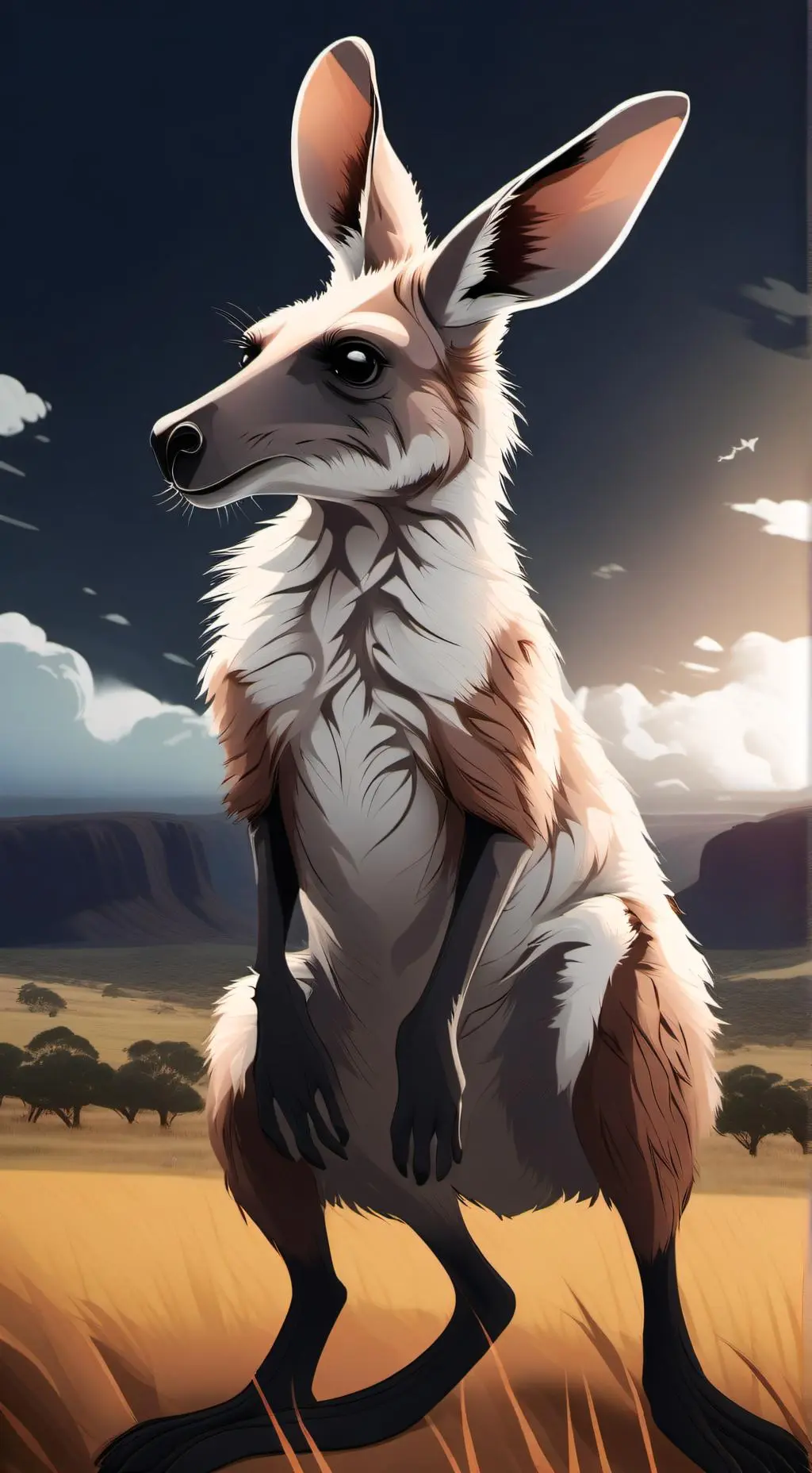 ai character: Joey the Kangaroo background