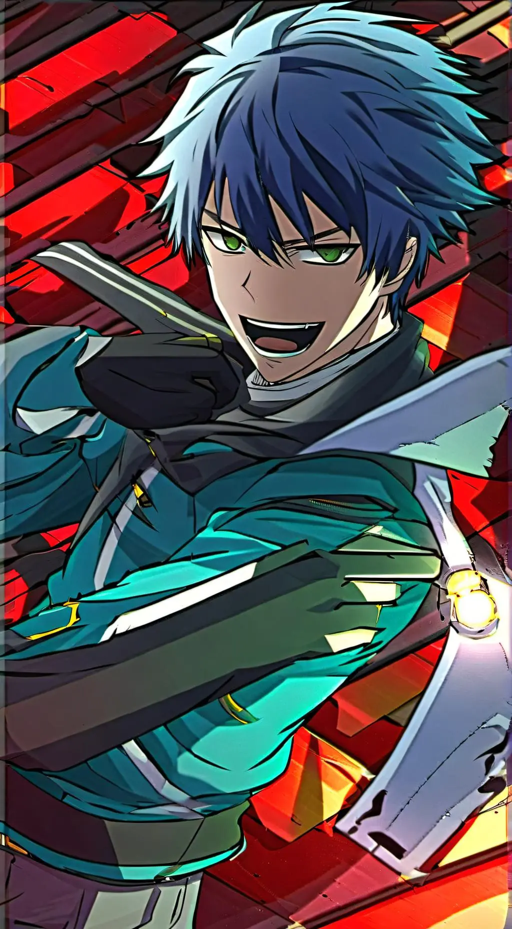 ai character: Shiki- Onis e momo background