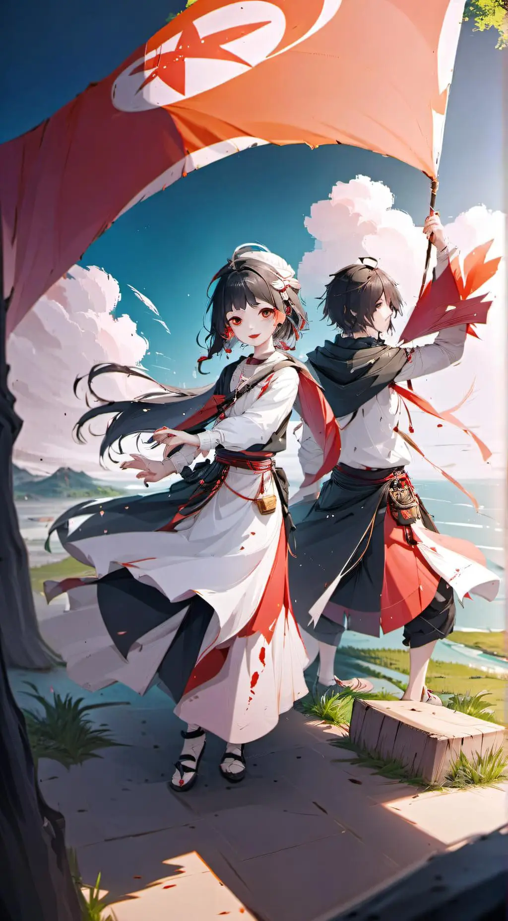 ai character: Love island  background