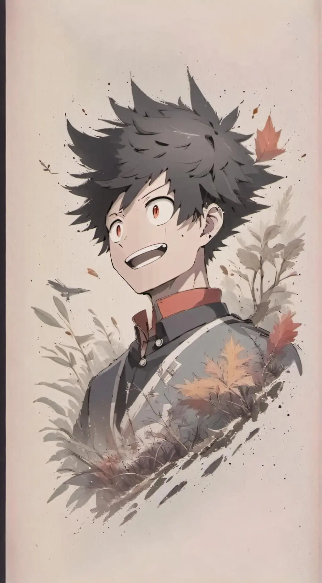 ai character: Deku background