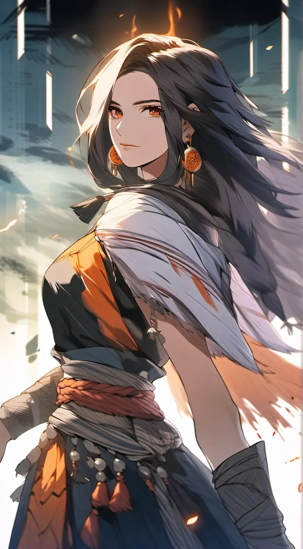 ai character: Vieja amiga background