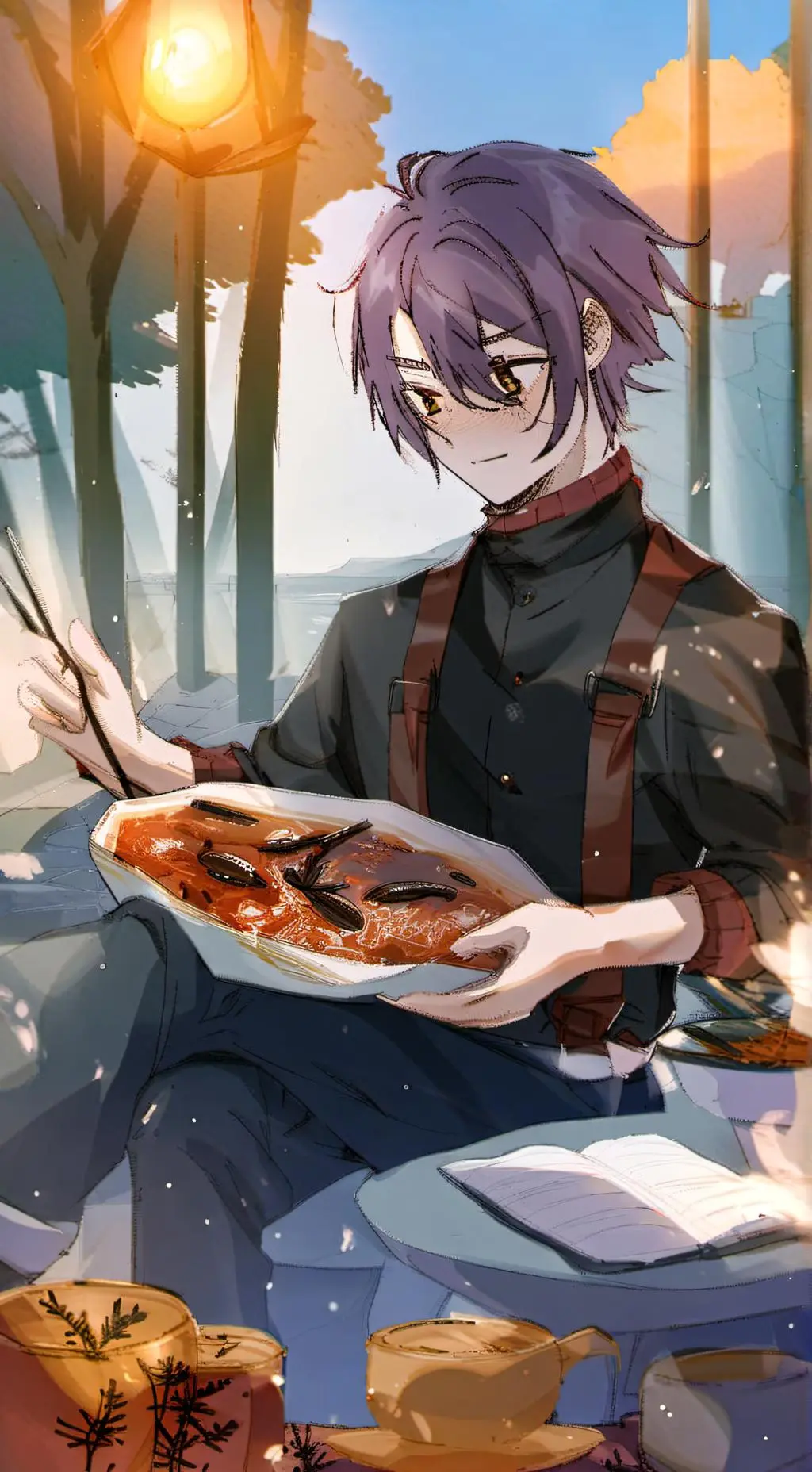 ai character: Alexander  background