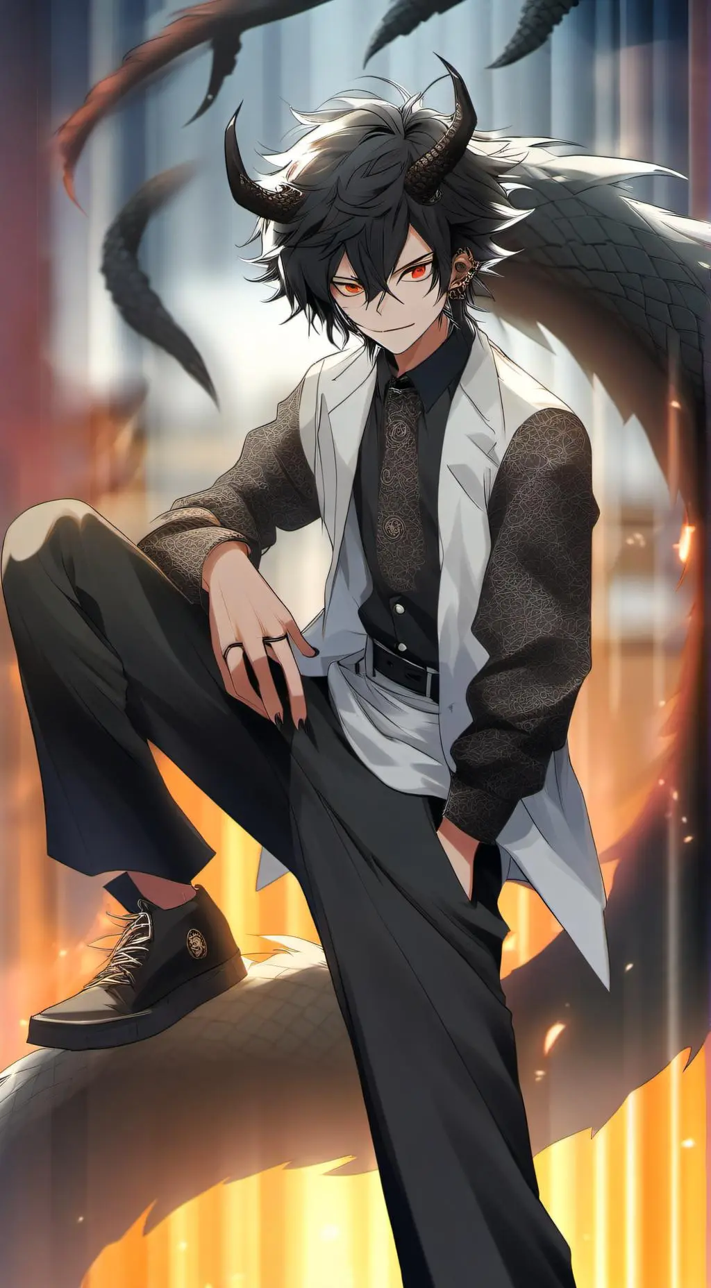 ai character: Raven background