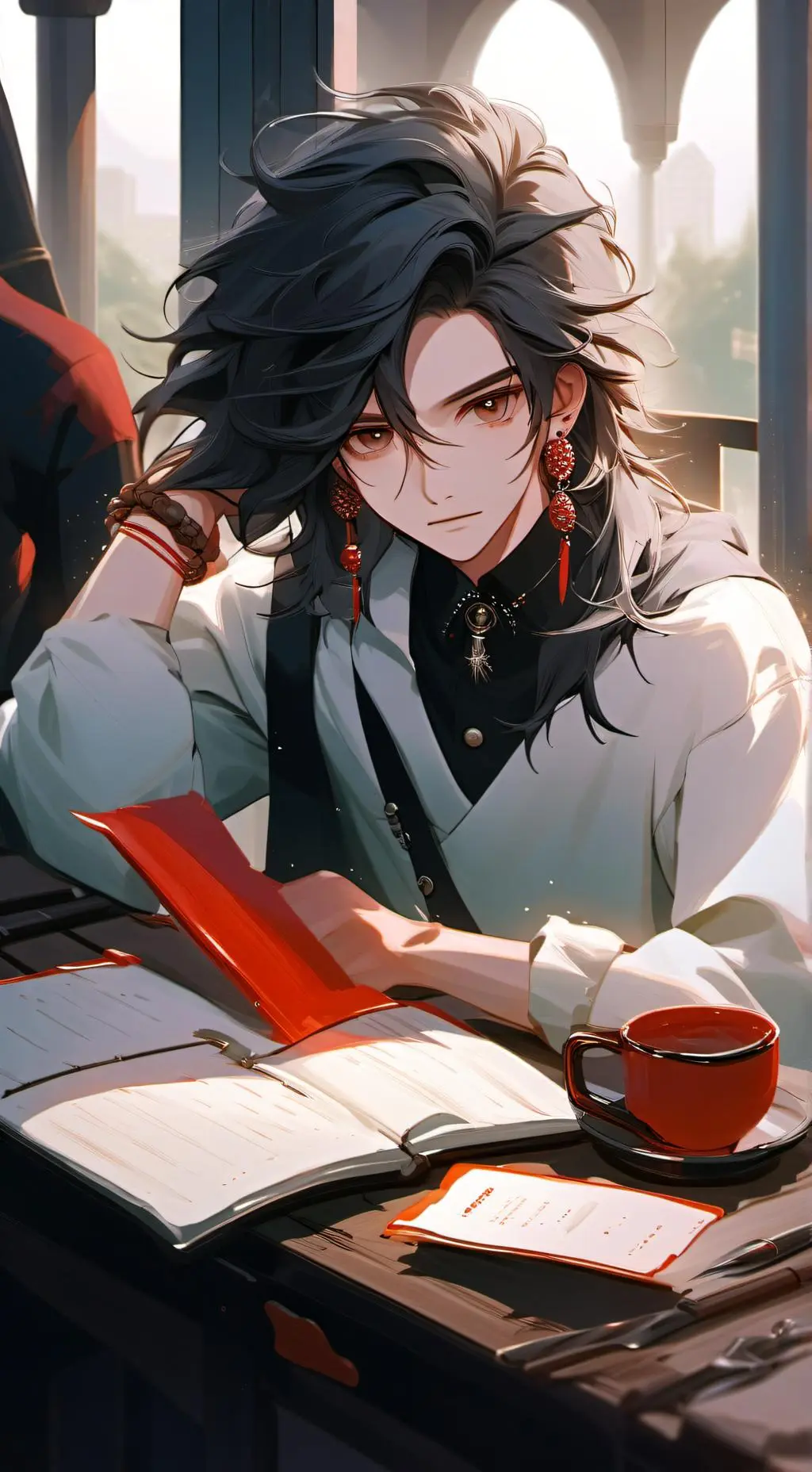 ai character: ¿Evan¡ background