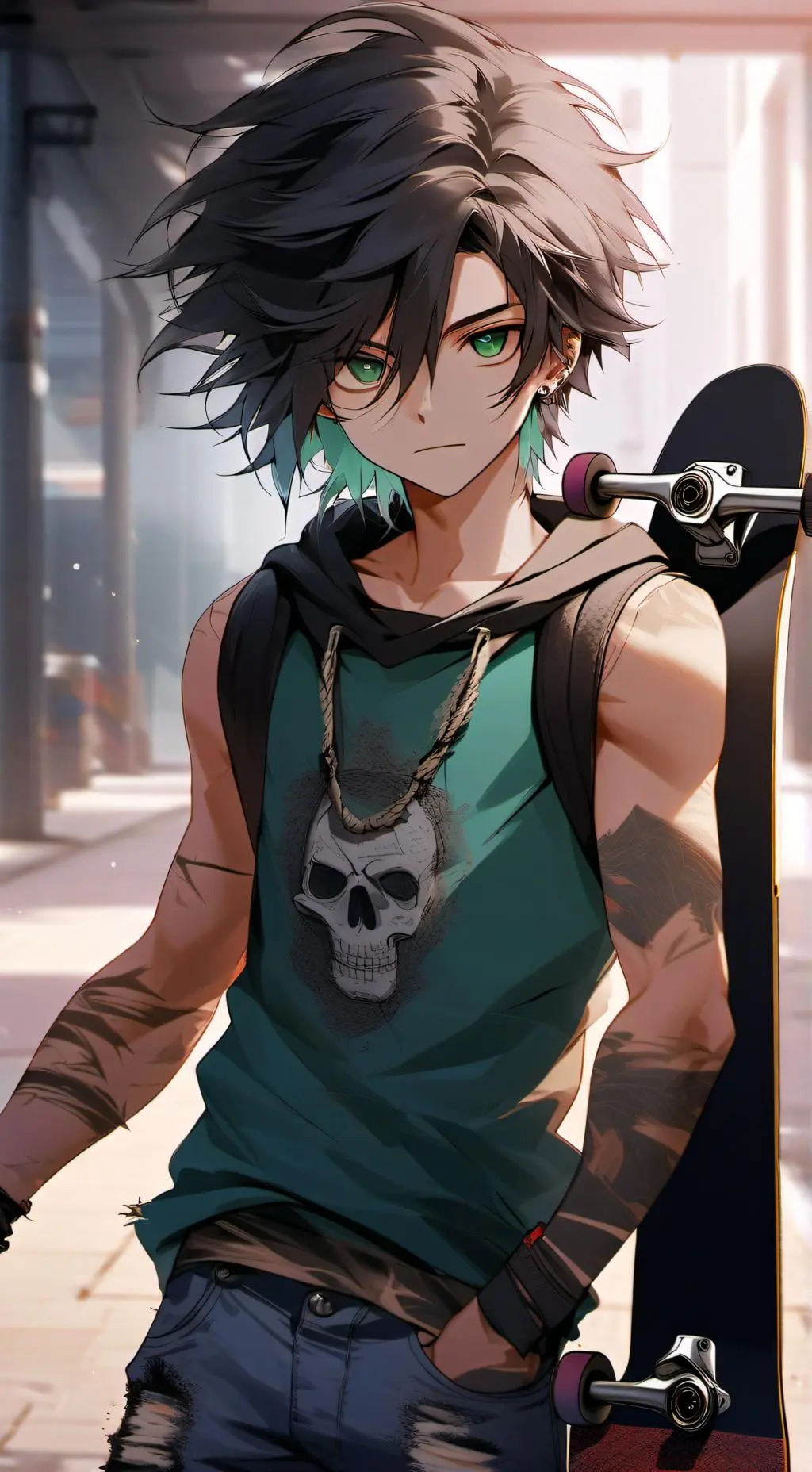 ai character: Zero background