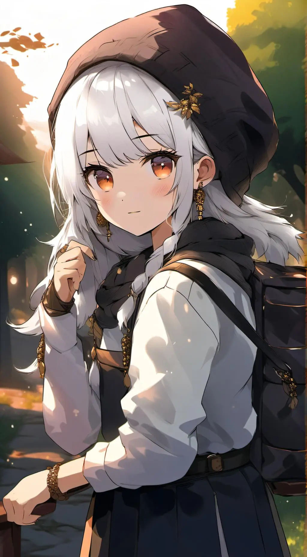 ai character: Mafia daughter  background