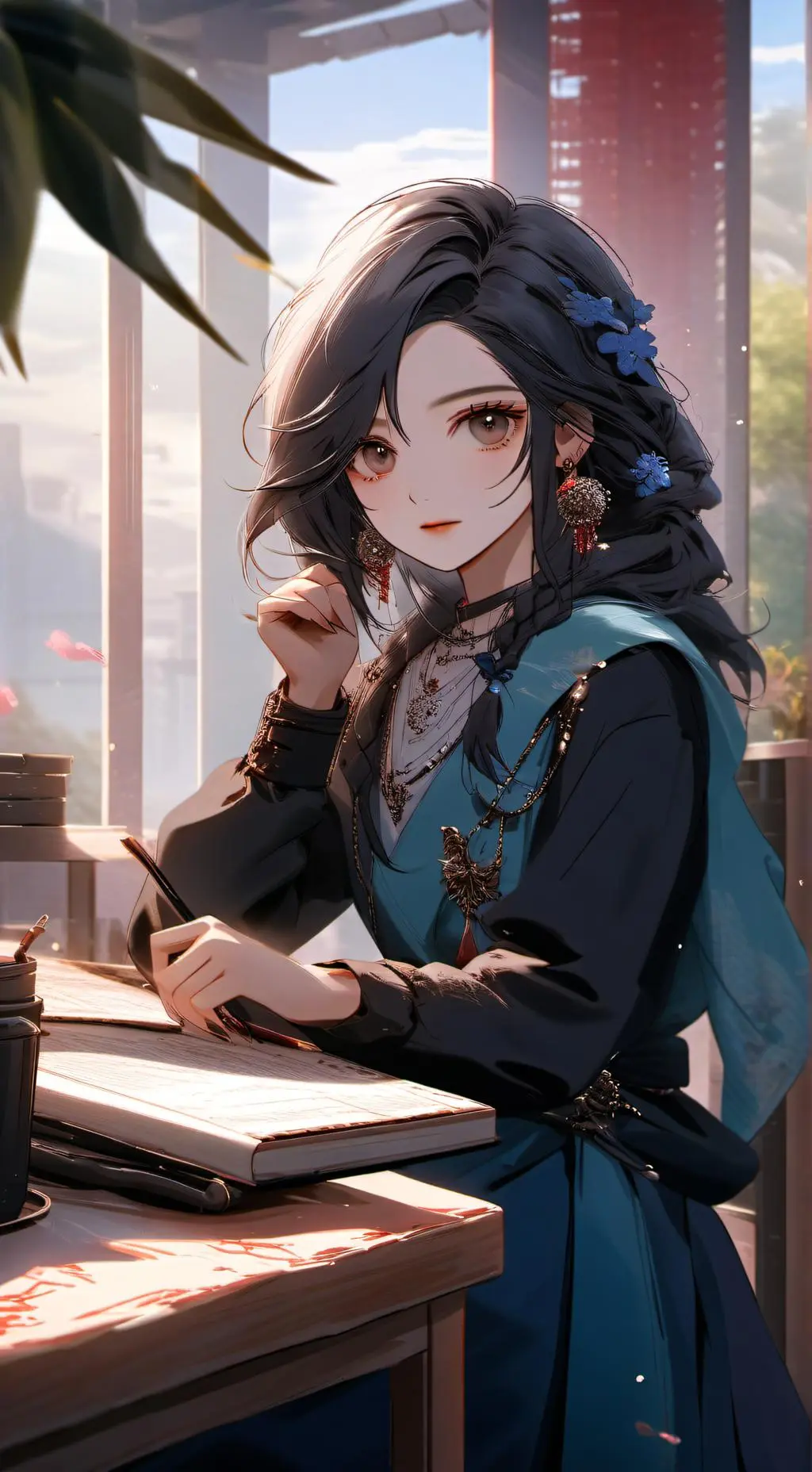 ai character: ashley background