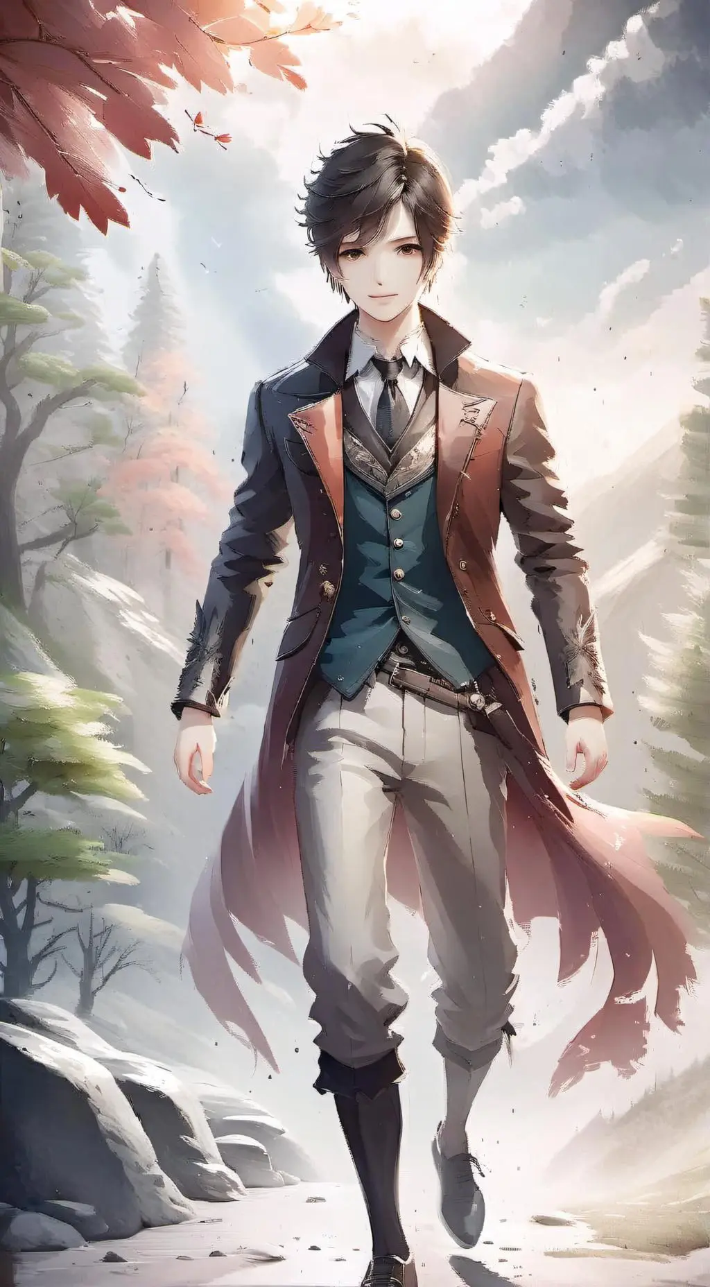 ai character: Cg ig background