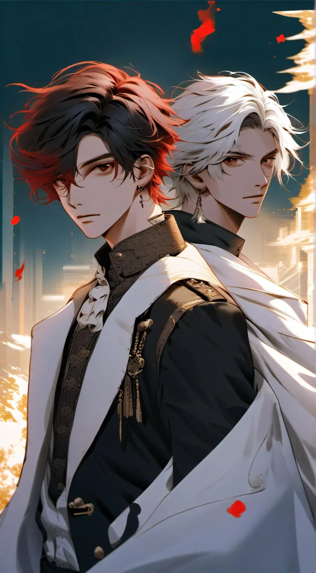 ai character: Alone et Ezren  background