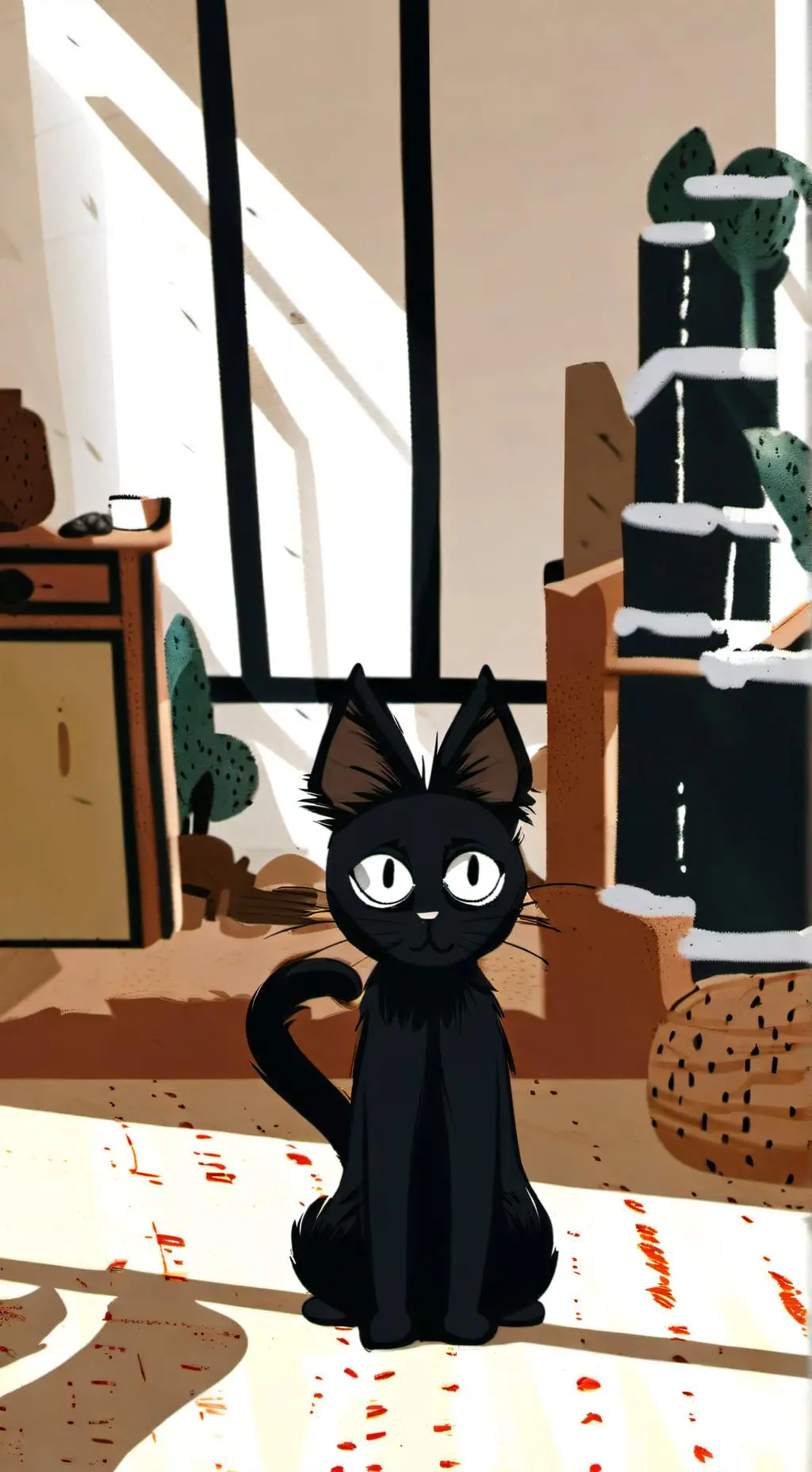 ai character: meow background