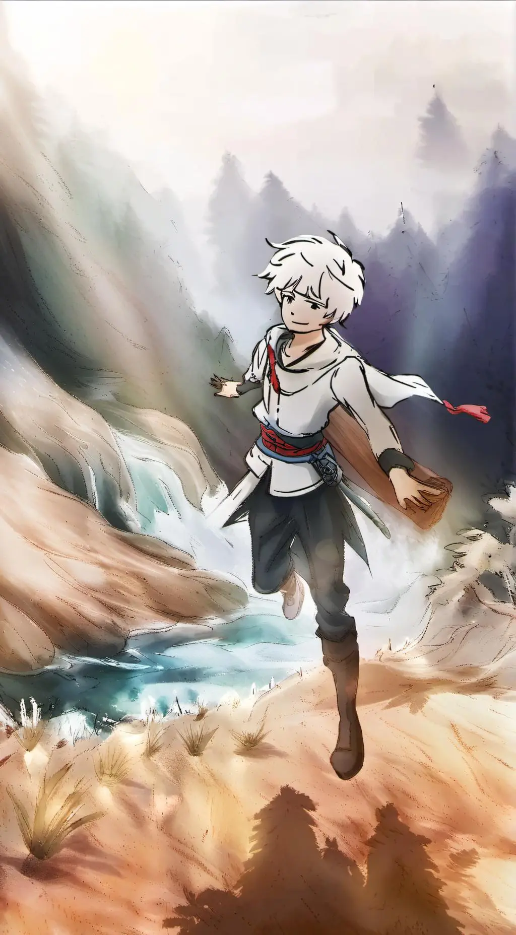 ai character: CHIKO 😅 background