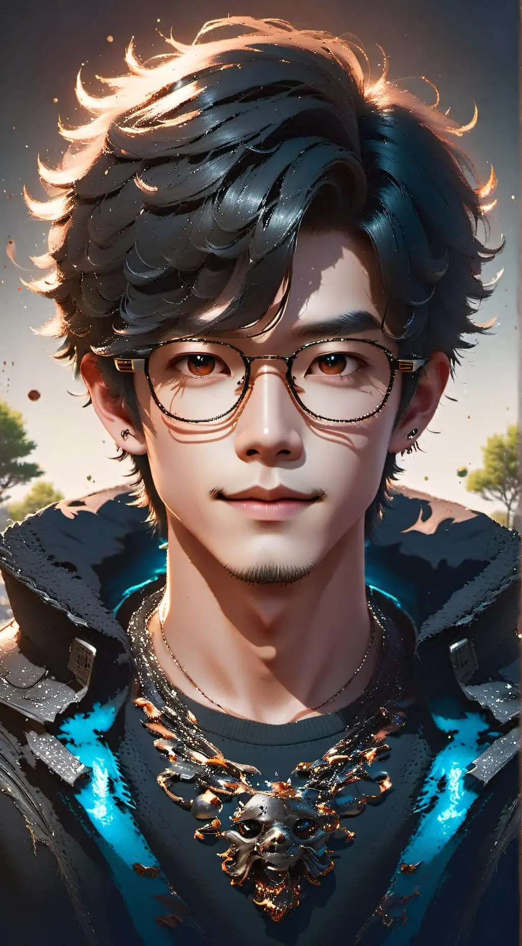 ai character: Austin background