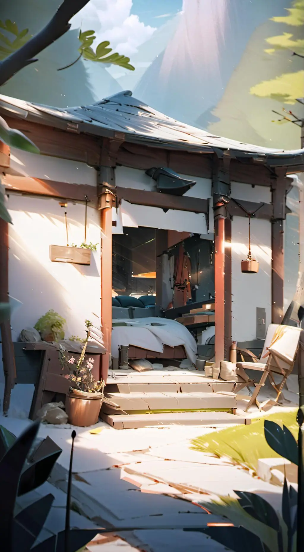 ai character: Burke elementary   background