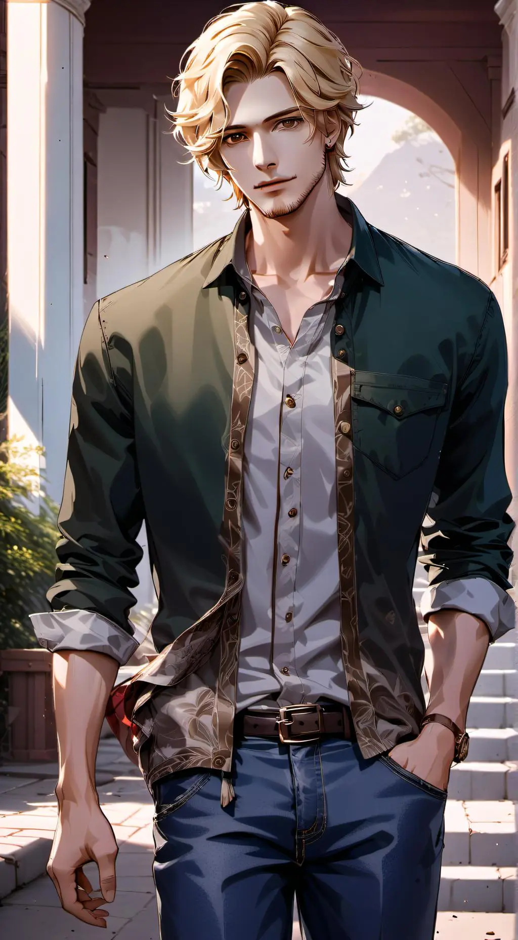 ai character: -Marcus- background