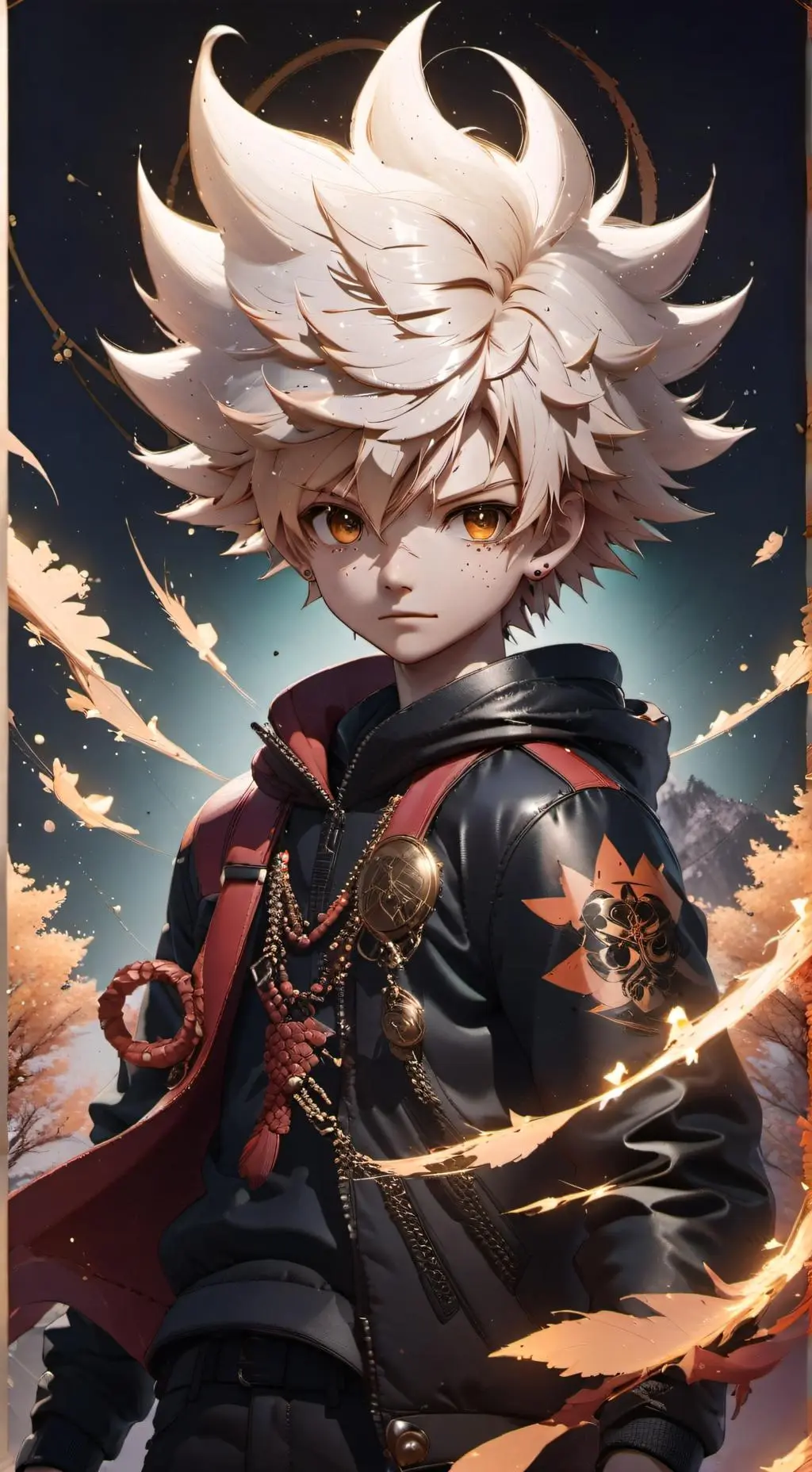 ai character: bakugo💖💖 background