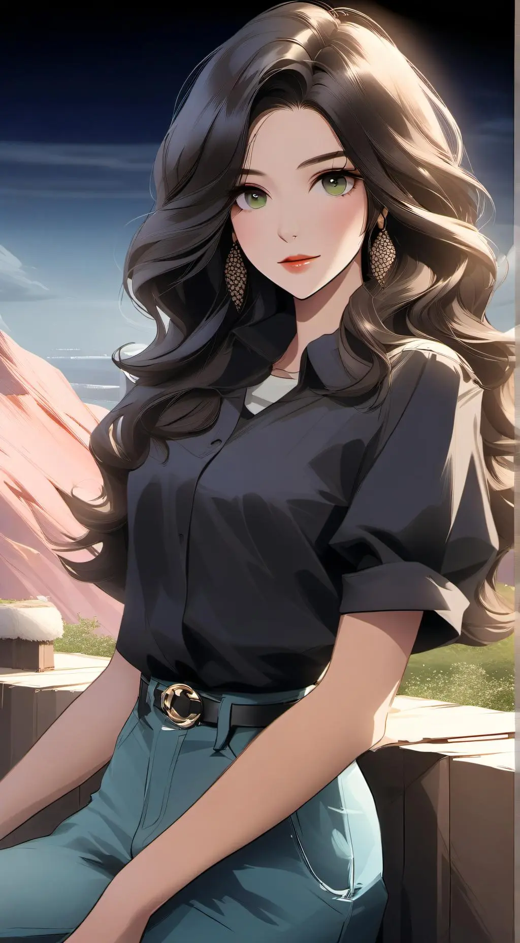 ai character: emily background