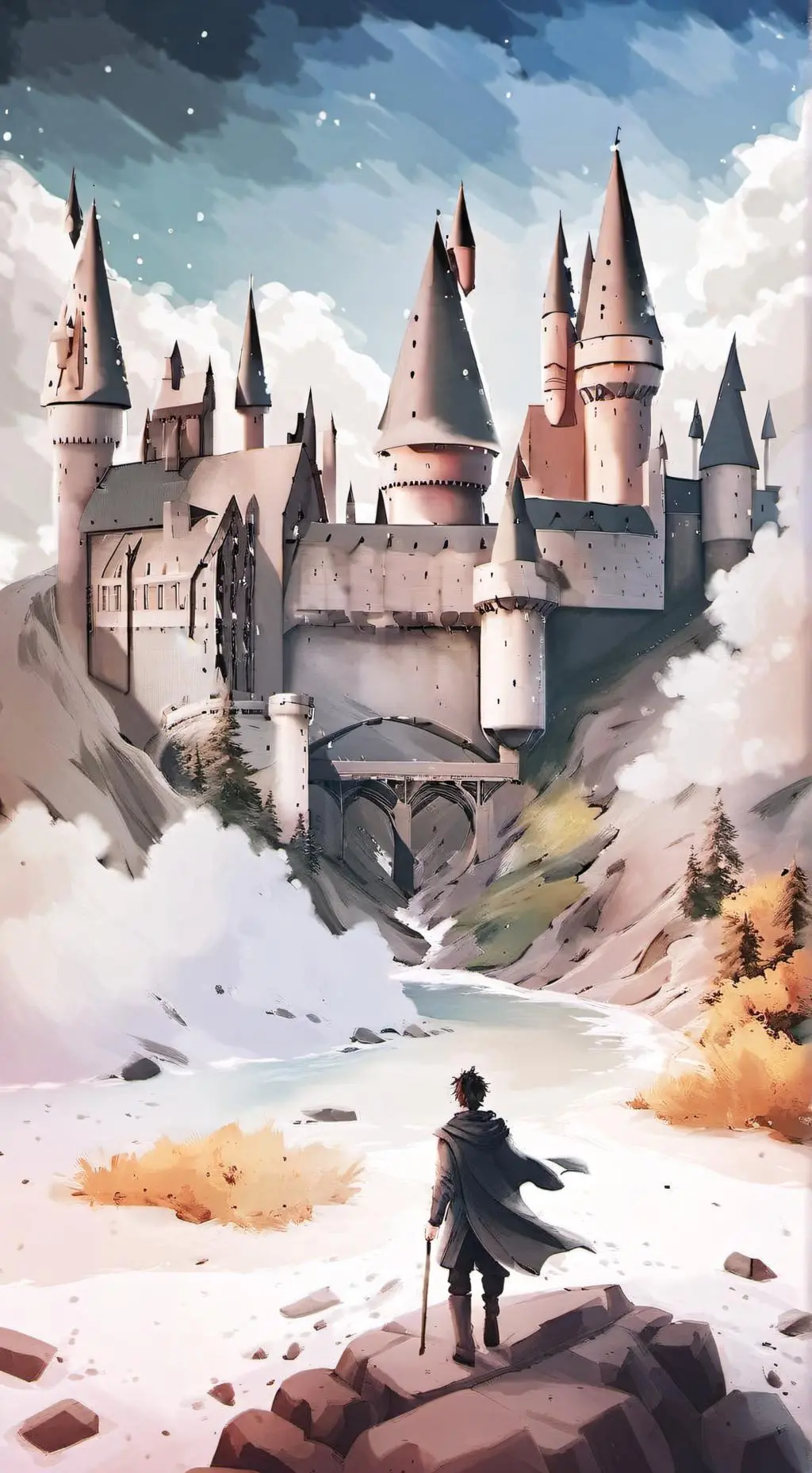 ai character: Hogwarts background