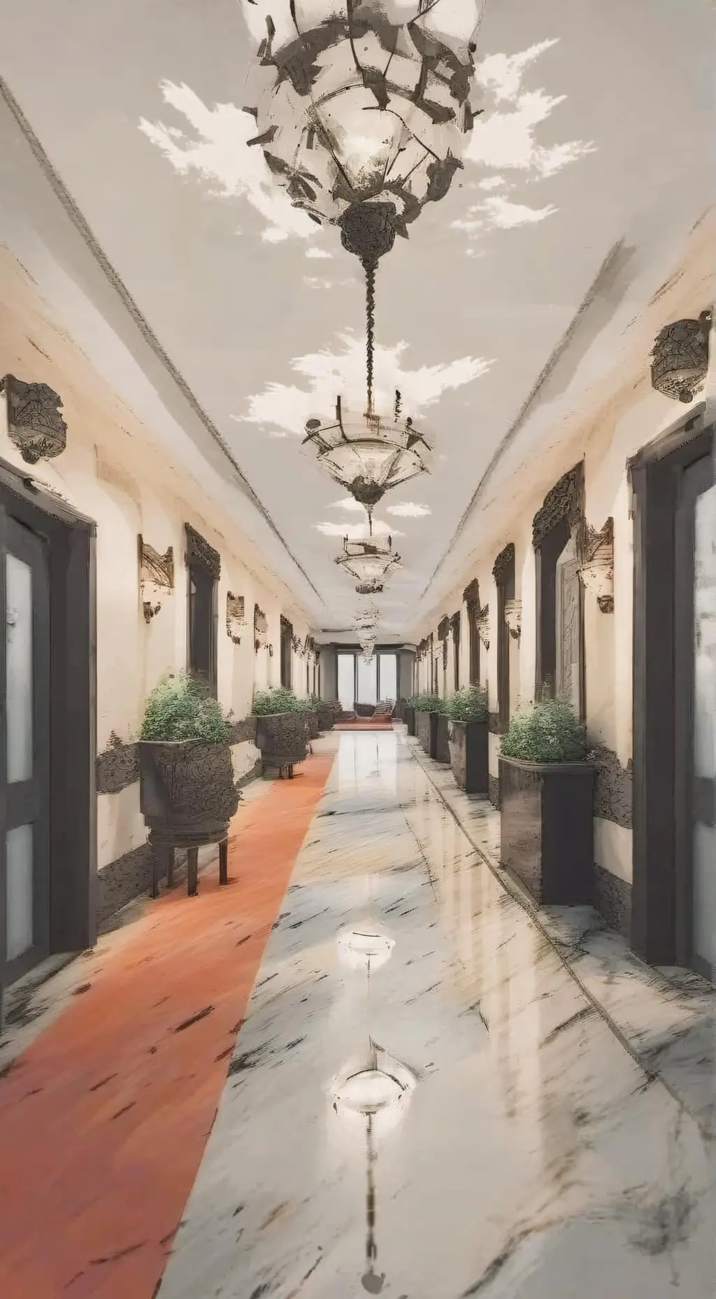 ai character: Hotel story background