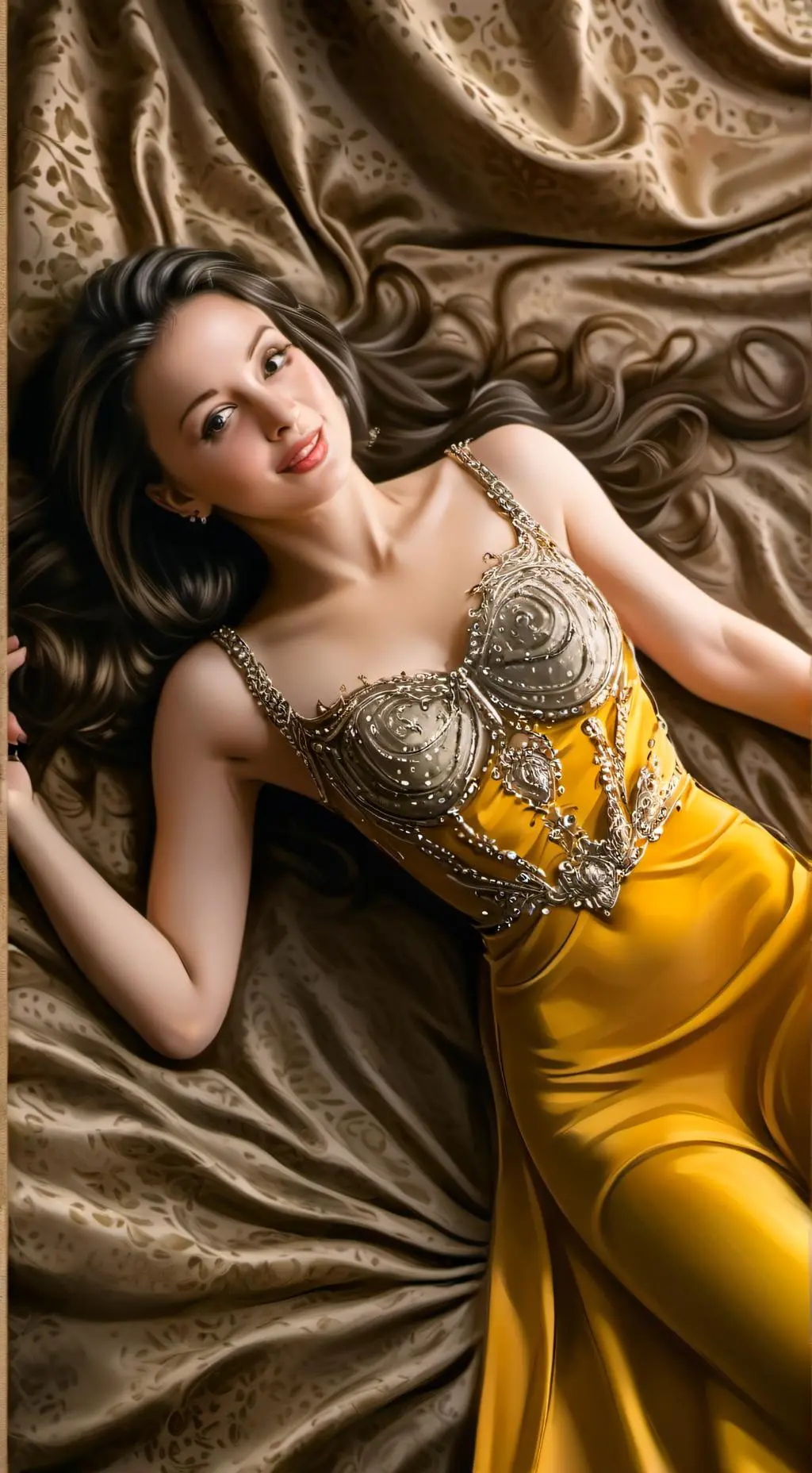 ai character: Happy Queen background