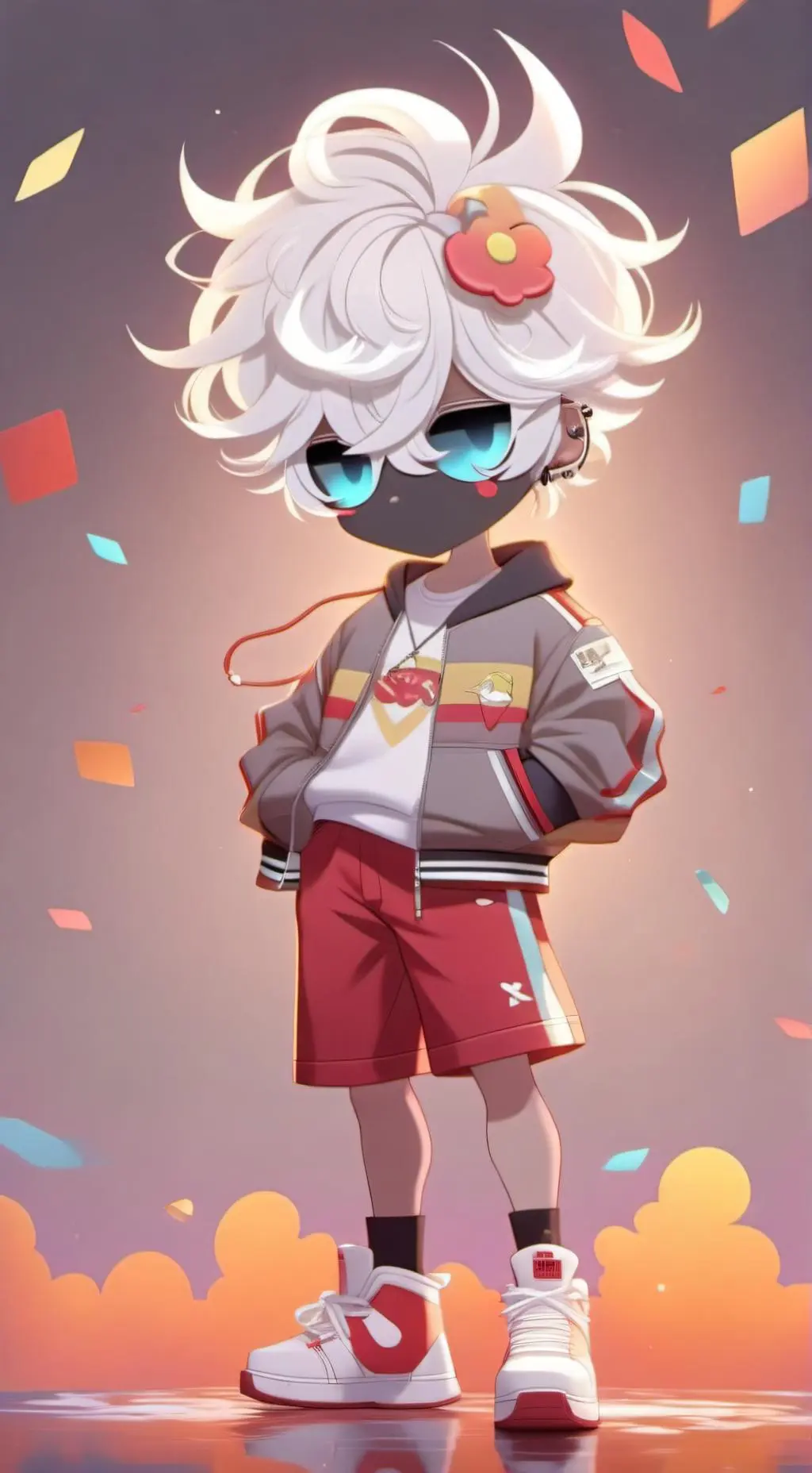 ai character: ash background