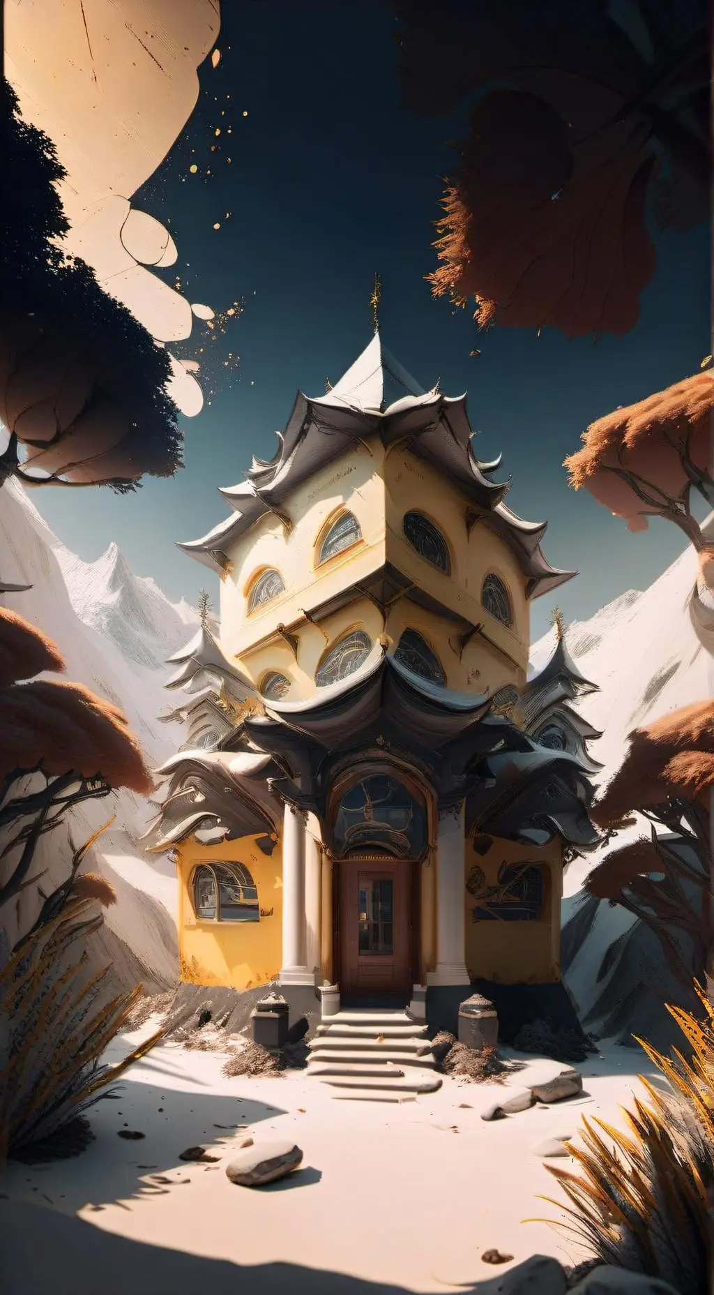 ai character: ❄SCHOOL PROM❄ background