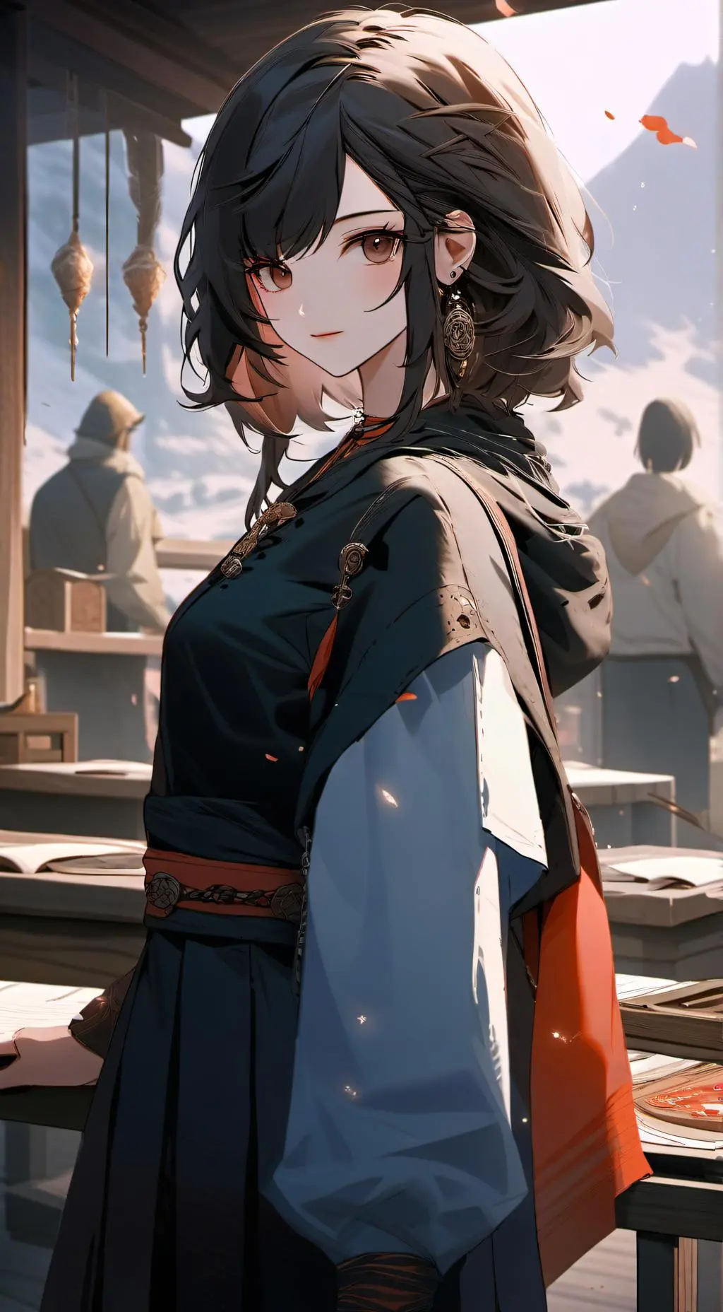 ai character: Северина background