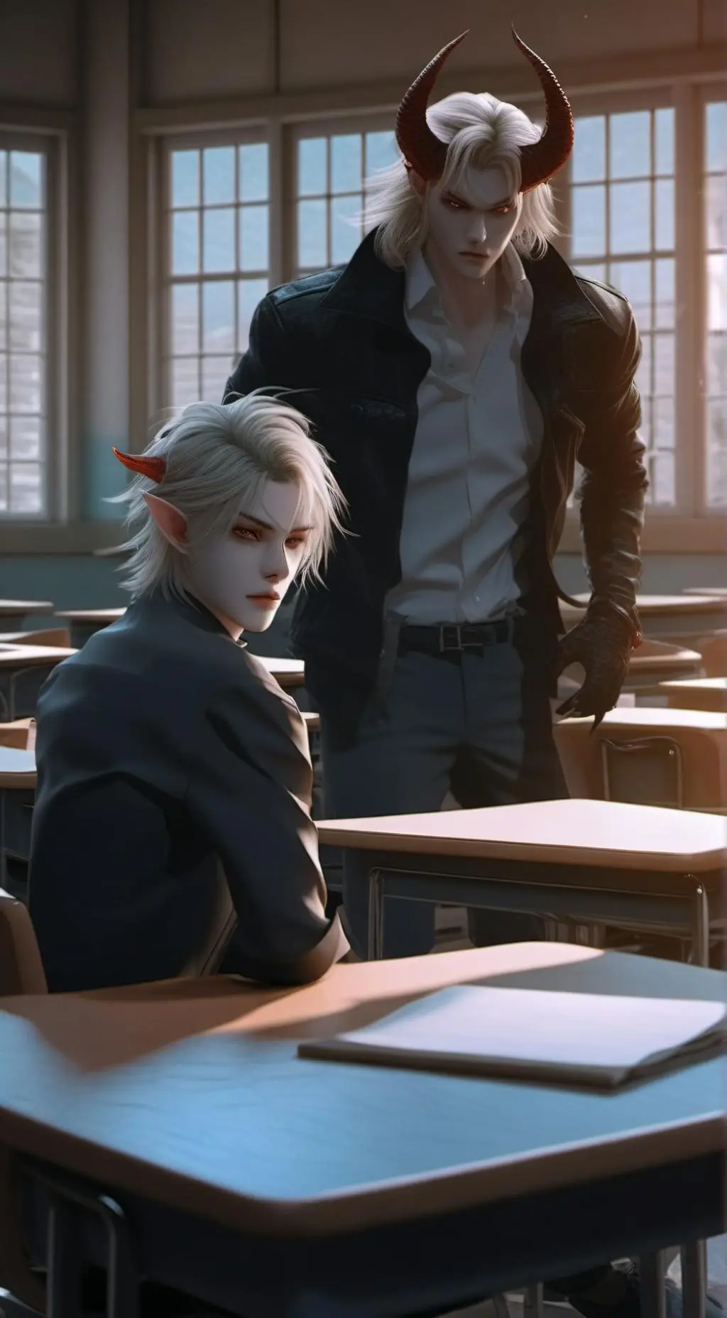 ai character: 🔥 Дойл 🔥 background