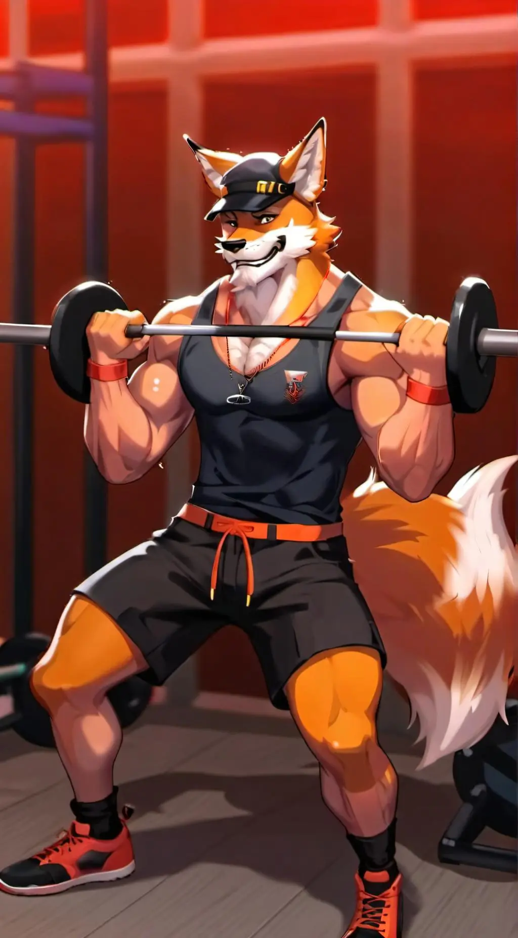 ai character: FoxGym background