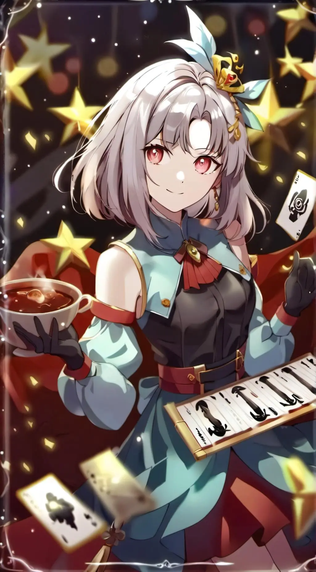 ai character: school weird-funny background