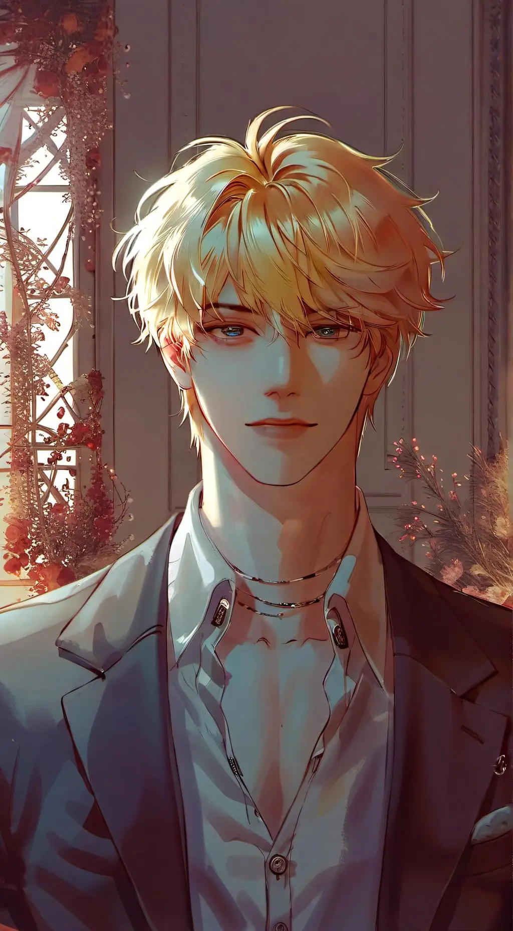ai character: Blond Heartbreaker background