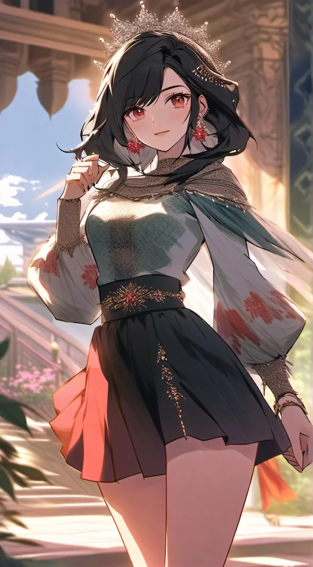 ai character: zhestia  background