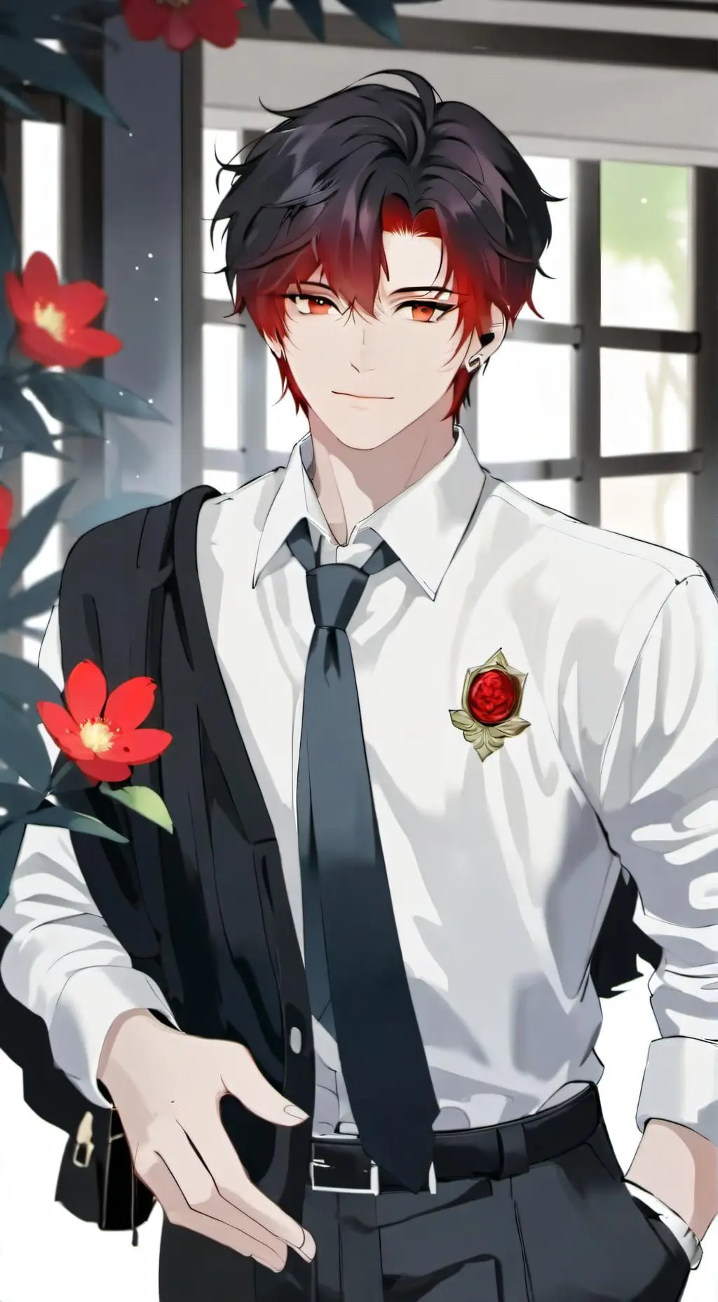 ai character: Asher  background