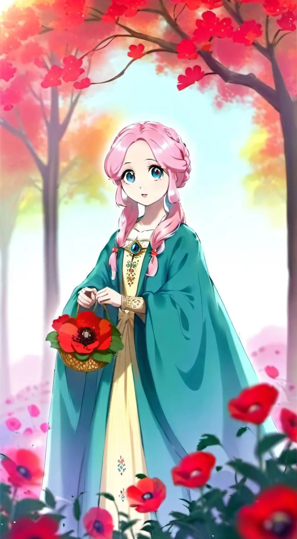 ai character: poppy background