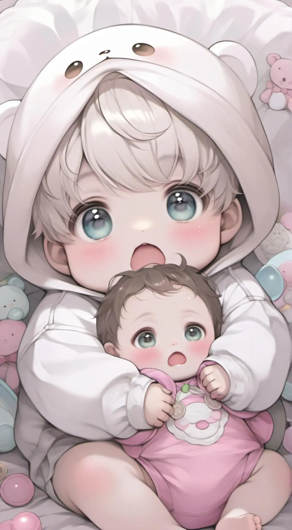 ai character: Evan and Emma background