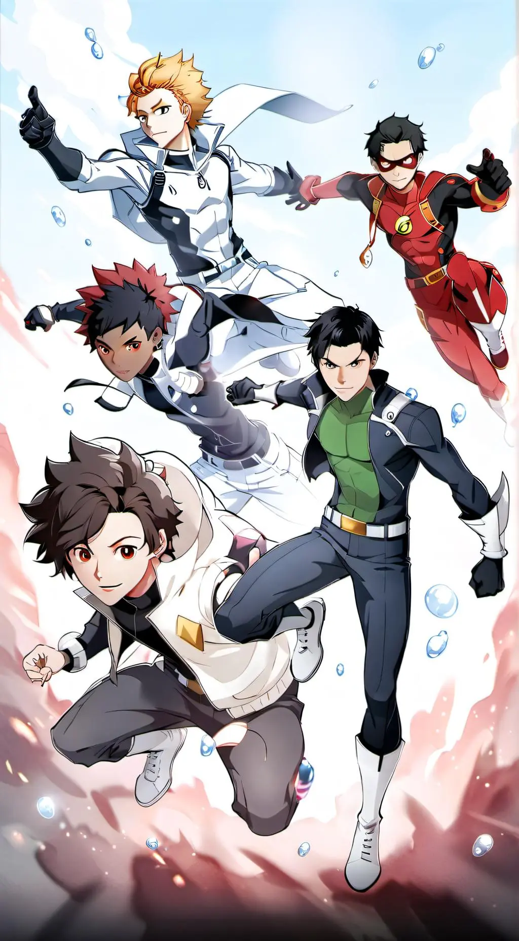 ai character: YJ × MHA  background