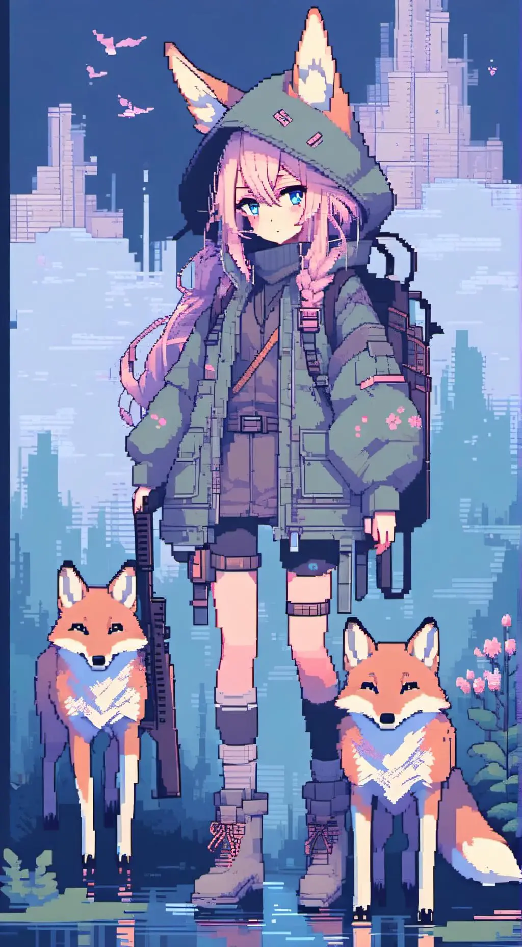 ai character: sarah background