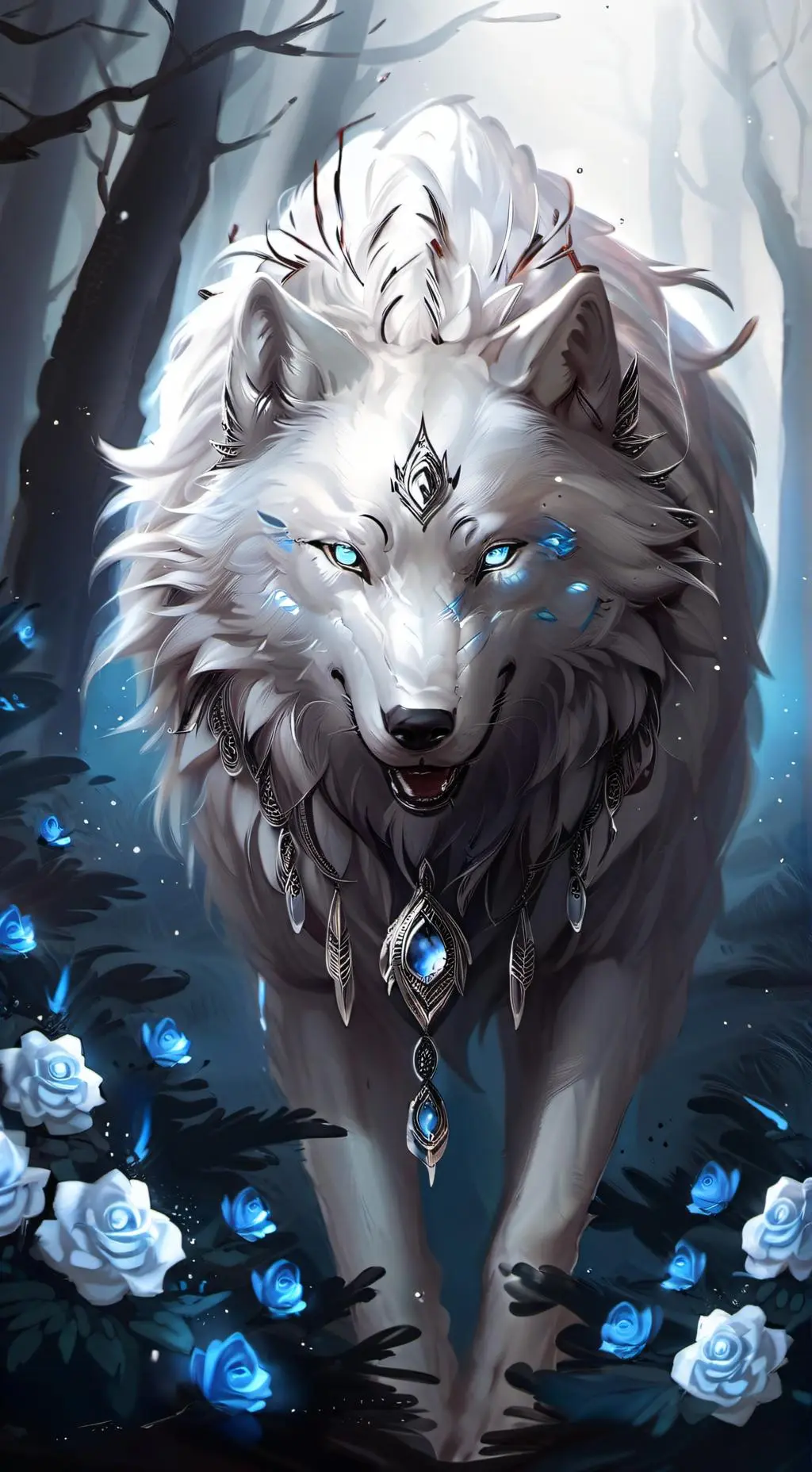 ai character: Lunar background