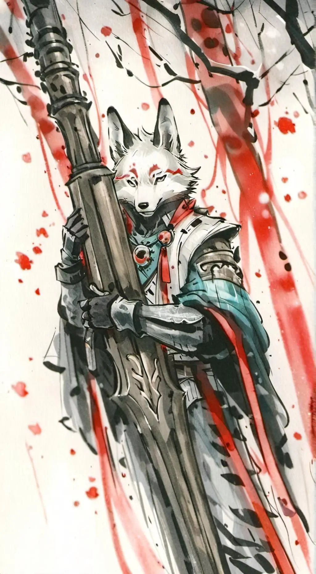 ai character: furry infection  background