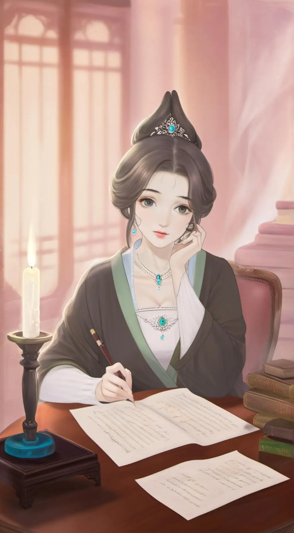 ai character: Jade background