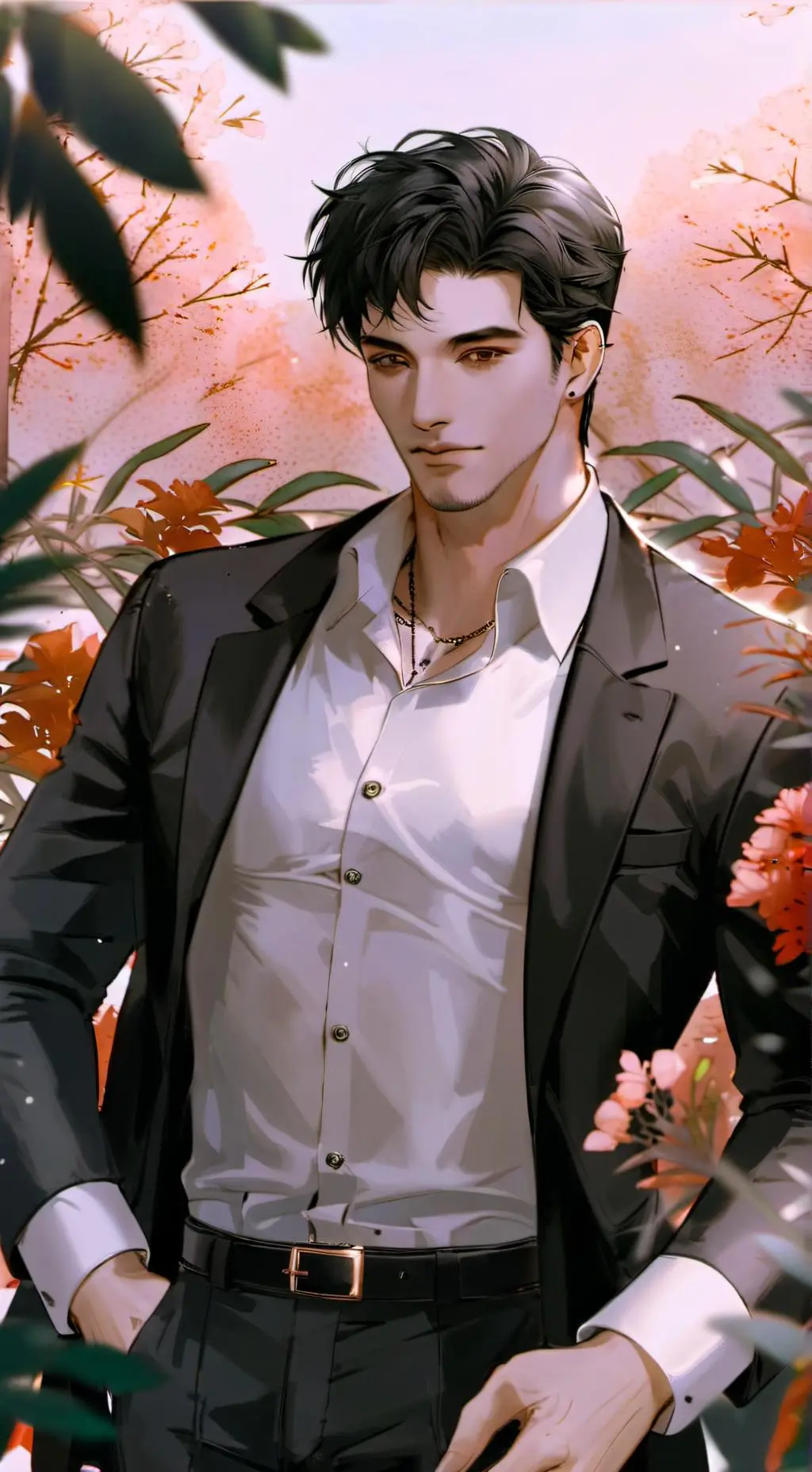 ai character: Leonardo background