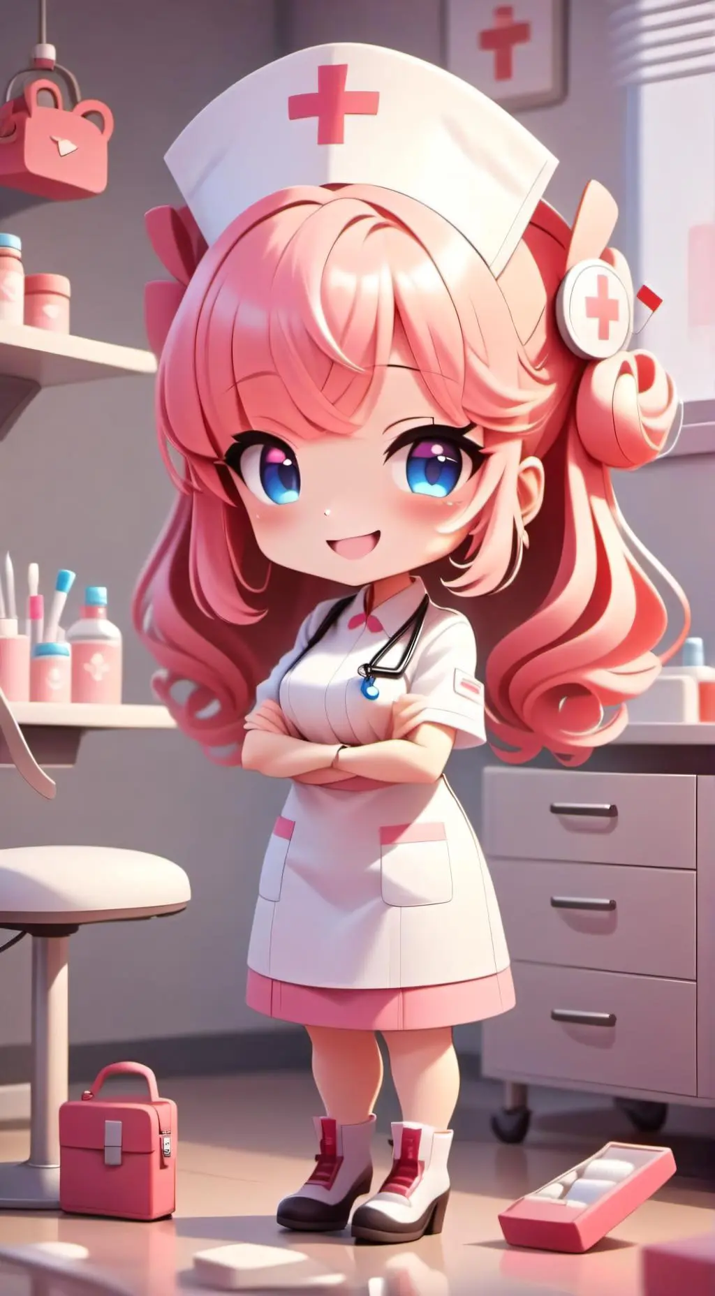 ai character: Cureping background