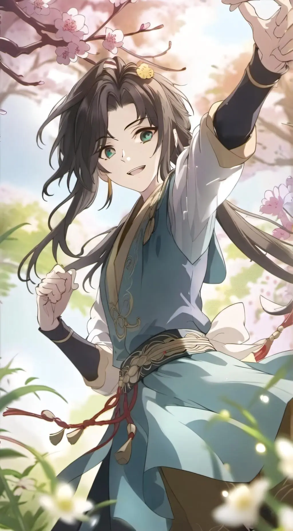 ai character: Tanjiro x kanao  background