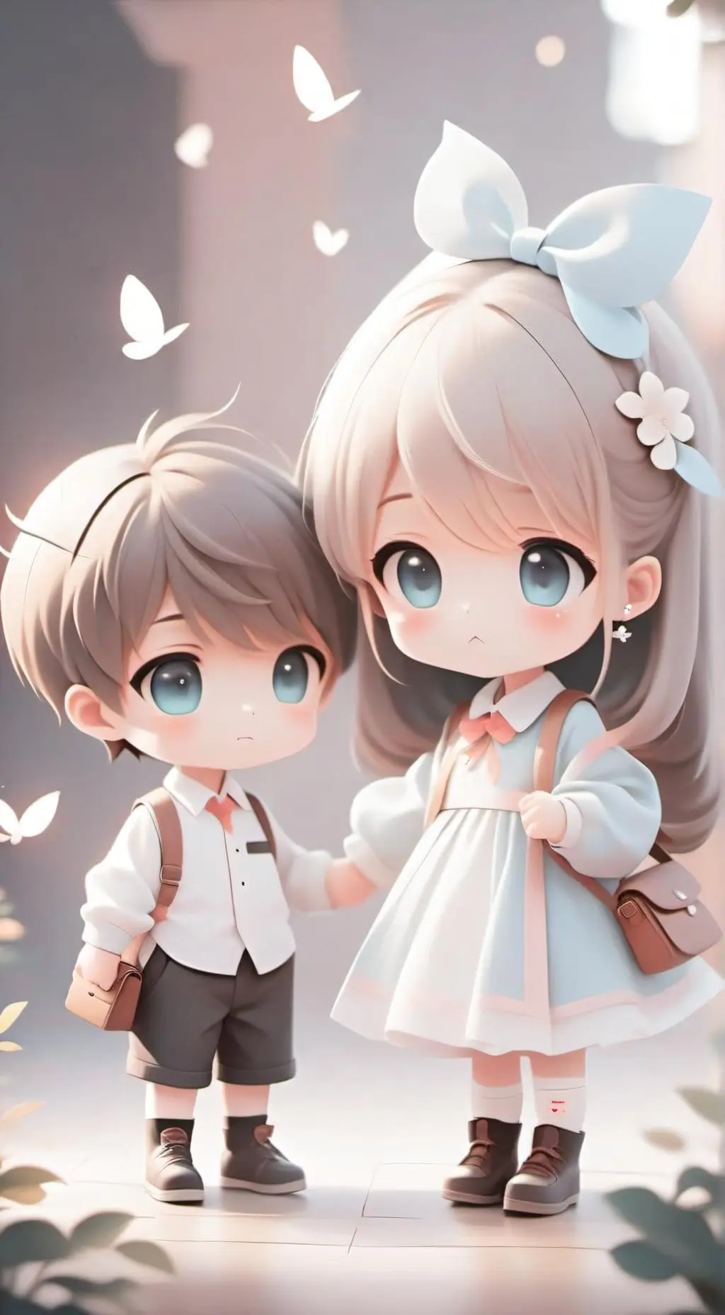 ai character: Timmy and Sarah background