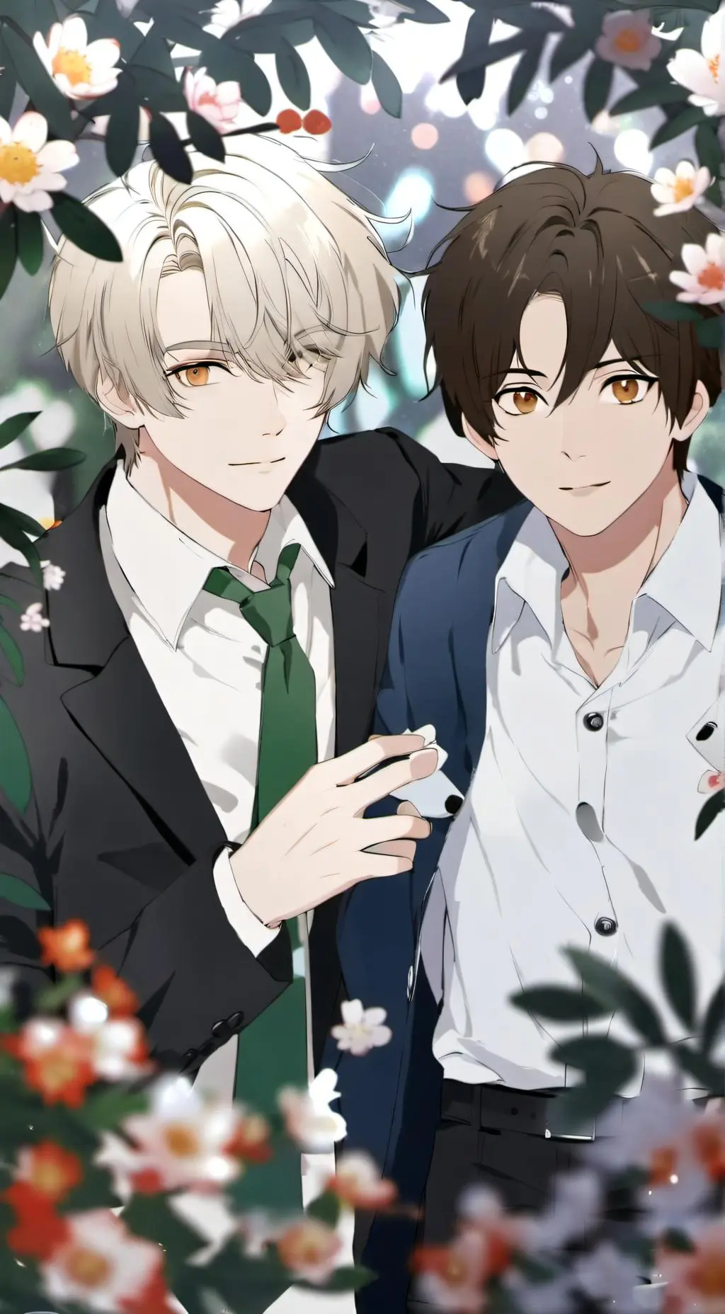 ai character: Kenji y Daiki background