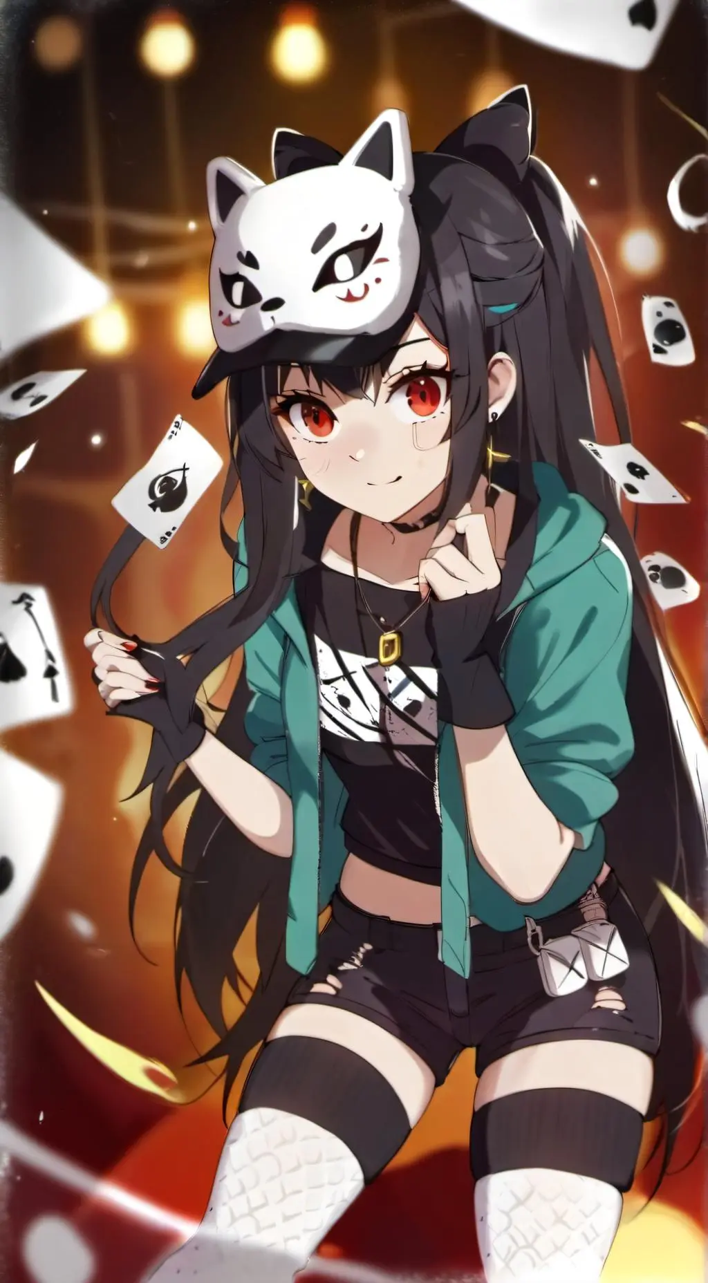 ai character: Luna Blackpaw background