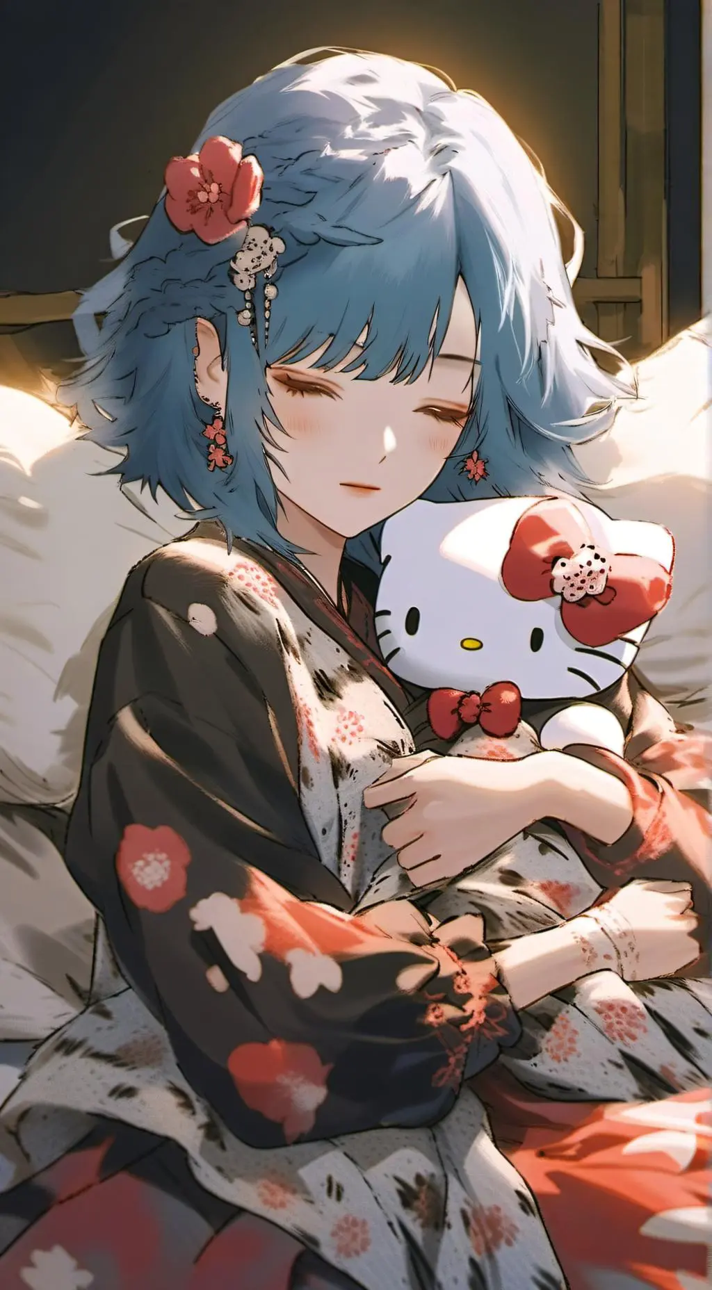 ai character: Zoey  background